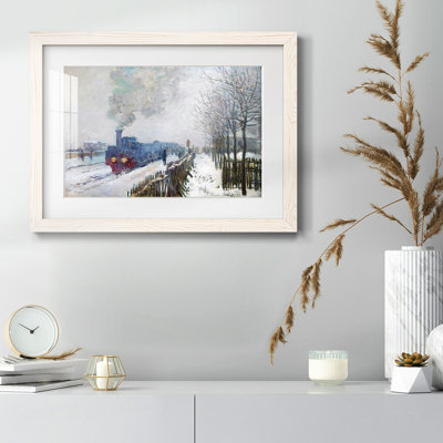 " Train In The Snow, The Locomotive, 1875 "