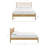 Zane Queen Size Spindle Bed In Light Oak-638095809-638095813
