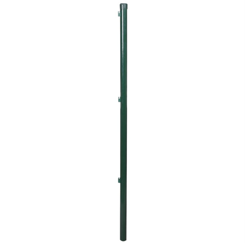 Bordure de pelouse en fer vert foncé, H 45,3 po x l 1,34 po x P 1,34 po