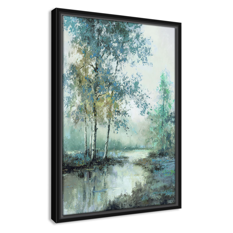«Stoneham Spring's Grace II» par T.C. Chiu, Noir, H 19,5 po x l 13,5 po