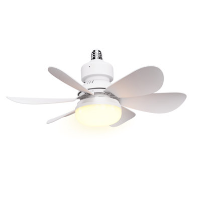 Airbro 21" 3-speed Socket Fan With Integrated Light
