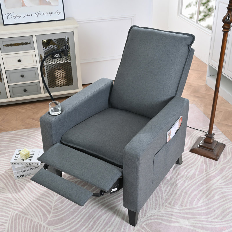 Fauteuil inclinable manuel, Gris
