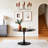 42" Round Dining Table Set for 4-6 People, Kitchen Table with Metal Pedestal Base-380864278-380864277