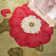 Coreatha Martha Stewart Hand Tufted Wool/Cotton Floral Rug in Dill/Red