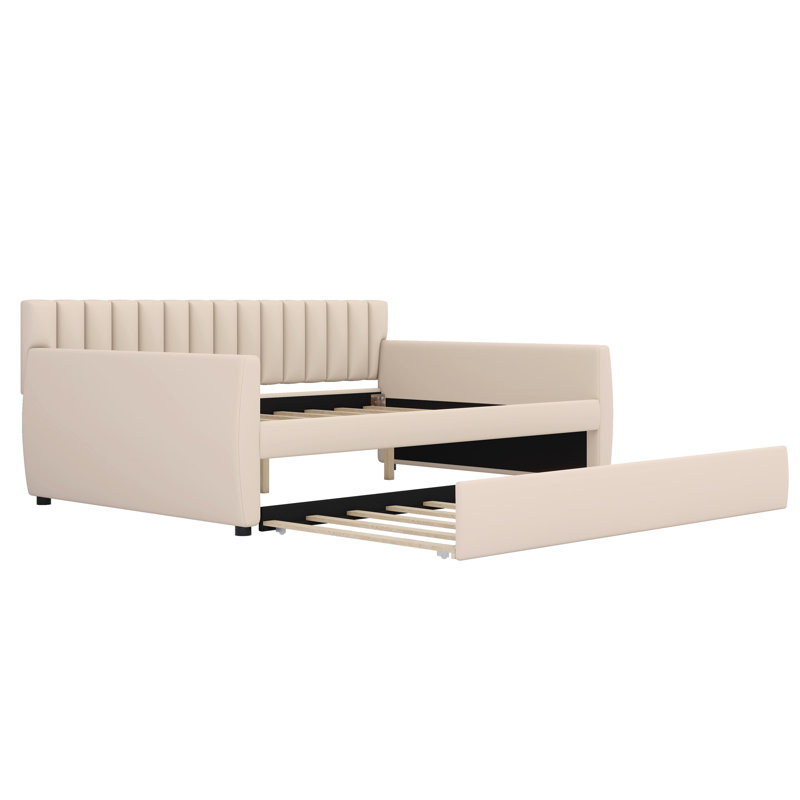 Lit de jour rembourré Kingsbridge, Beige