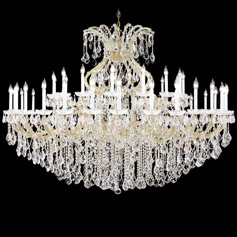 Maria Theresa Grand 49 - Light Chandelier, Clear, Swarovski Strass, Gold Lustre