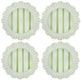 Cabana Stripe Melamine Dinner Plates