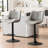 Teeanna Swivel Upholstered Faux Leather Adjustable Height Counter Stool-1715717212