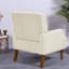 Chaises d'appoint confortables, pieds modernes en velours côtelé de style moderne pour la maison