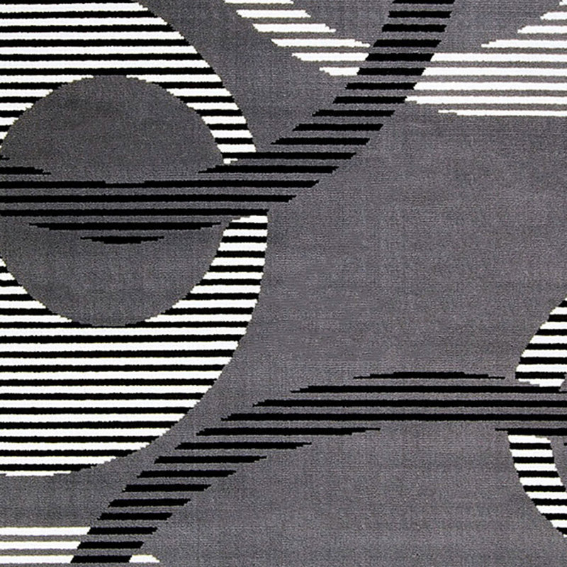 Tapis gris foncé Flara