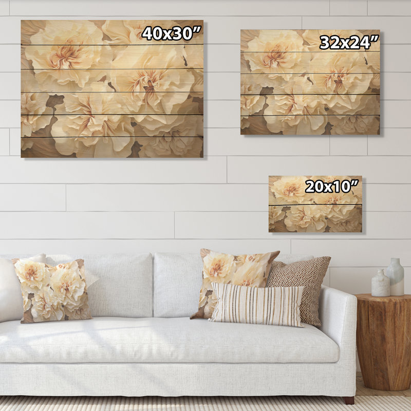 Minimalisme, œillets, art mural sur bois de pin naturel, H 24 po x l 32 po