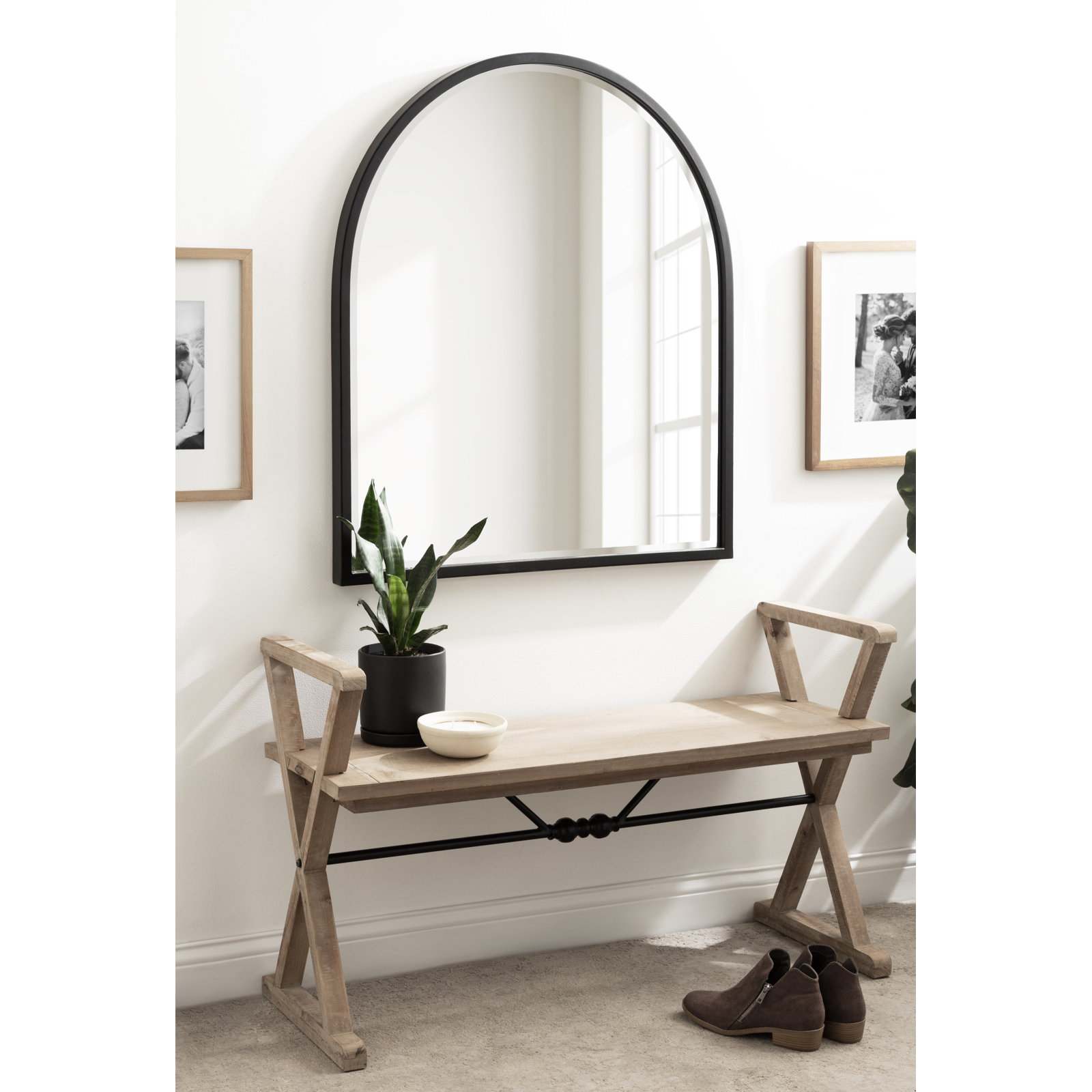 Branca 32" Mirror, Black