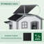 2story Cat House Outdoor with Openable Roof White