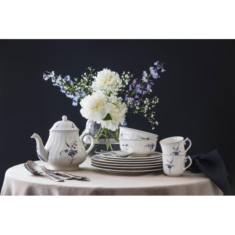 Vieux Luxembourg Porcelain China Teapot