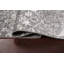 Tapis gris noué à la main de conception unique 4 pi 6 po x 6 pi 8 po New Age