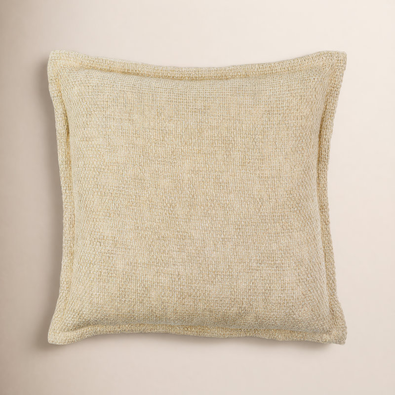 Warbler Down Throw Pillow, Tan