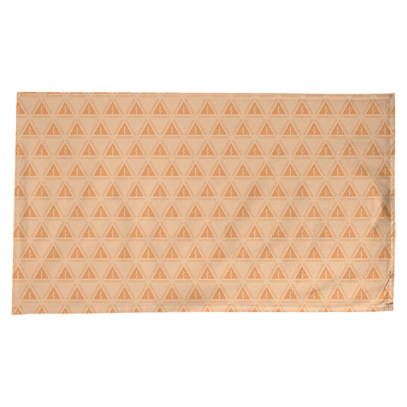 Nappe d’arbre minimaliste classique Barbra, Orange clair