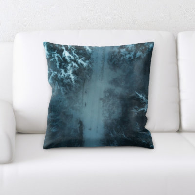 Microsuede Reversible Throw Pillow