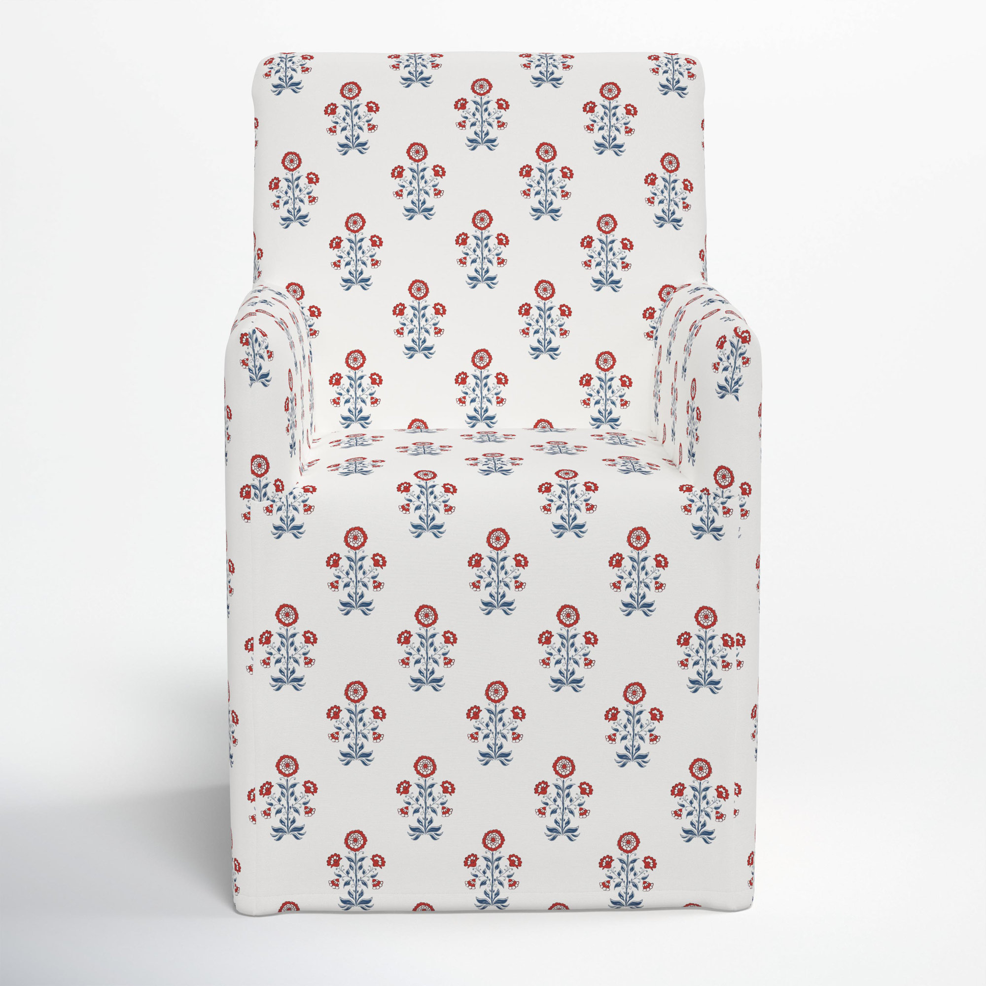 Ivanka Dining Chair, Cappy Floral Red