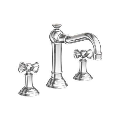Jacobean Widespread Bathroom Faucet with Drain Assembly