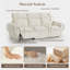 Canapé modulaire inclinable électrique 3 places-759006262-759294851