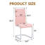 Ensemble de 4 chaises de salle à manger modernes en polyuréthane minimaliste avec dossier haut ergonomique, pieds arqués en métal et revêtement doux pour la peau pour plus de confort et de style.