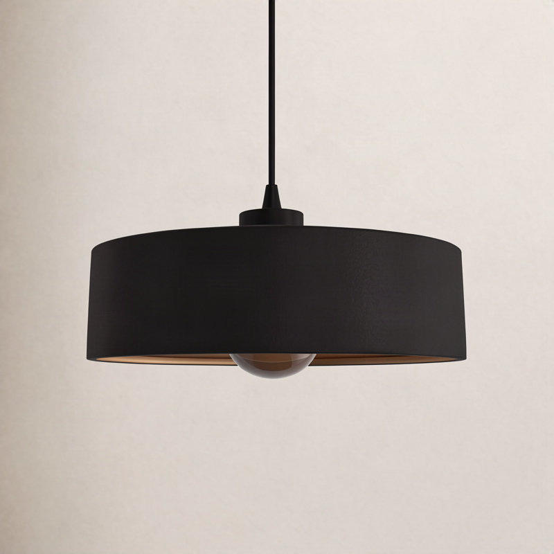 Colgate 1 - Light Single Pendant, Champagne Gold, Matte Black