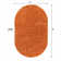 Antto Solid Low-Pile Orange Rug