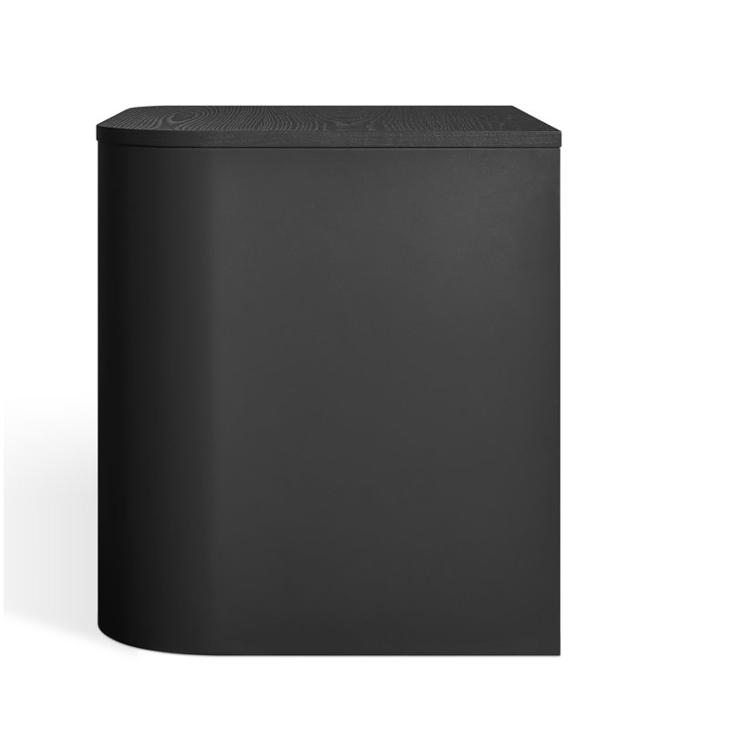 Dally 1 - Drawer Nightstand, Black