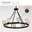 Lustre en cristal 8 lumières Emilio