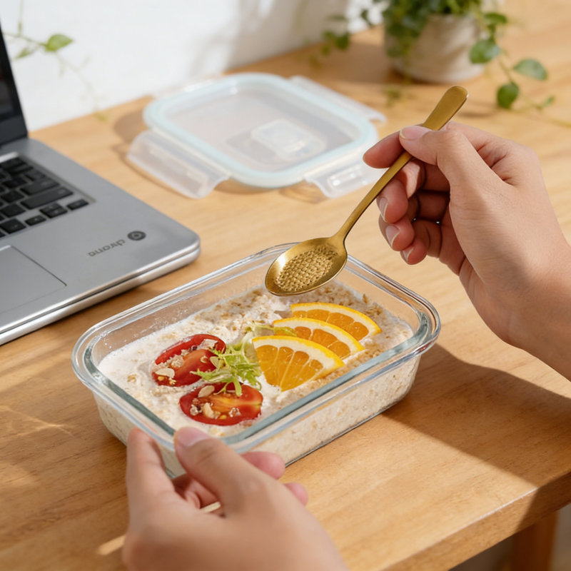 1040ml Glass Food Storage Container