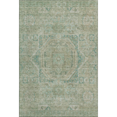 Premium Machine Washable Lubbers AMF1743 Global Rug