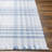 Cay Plaid Handmade Flatweave Recycled P.E.T. Area Rug in Blue/White-839248768