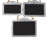 3 Piece Chalkboard Signs
