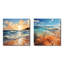 «Beach Photo Sunlit Coastline» 2 pièces-254218936-254219078