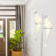 Lampe sur pied 69 po avec 2 oiseaux, grue en papier-980965307