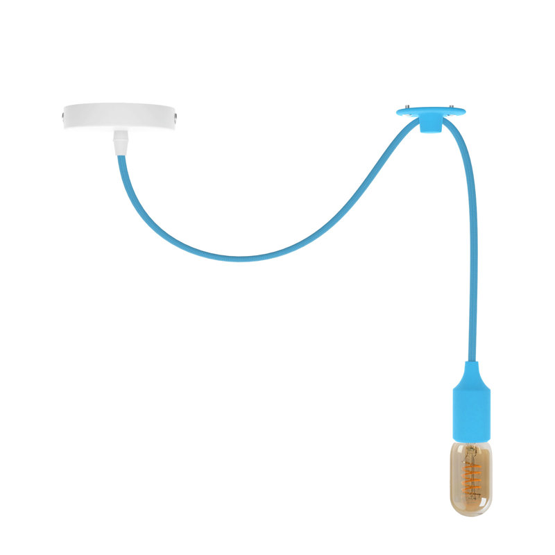 Audis 1 - Light Single Pendant, Light Blue, Yes