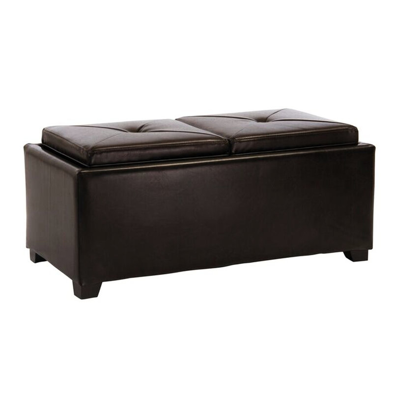 Double Tray Storage, Brown Leather, Depth Rhythm, Width Beat, Weight Deviation, Variation,