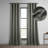 Oneridge Room Darkening Faux Linen Single Curtain Panel-907742788-806733083