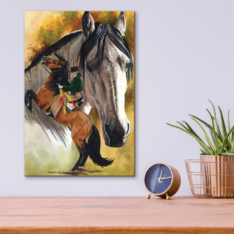 «Lusitano» par Barbara Keith, impression sans cadre, H 16 po x l 12 po x P 0,13 po