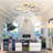 Black Ceiling Fan With Lights Remote Control And APP Control, Dimmable With Remote 7 Blades 6 Speeds Of Wind