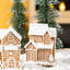 3-Piece 5.50"H Christmas Resin Gingerbread House Table Decor