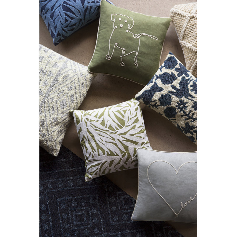 Geometric Throw Pillow, Down/Feather