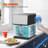 Countertop Nugget Ice Maker with Chewable Soft Ice, 35lbs/24Hrs High Capacity, Self-Cleaning & Automatic Dispensing, Quiet 48dB Operation for Home/Office/Bar (BPA-Free, LED Touch Panel)