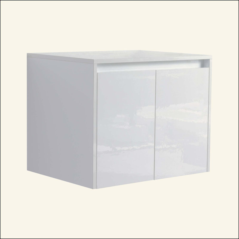 Bathroom Wall Cabinet with 2 Soft-Close Doors, Floating Mounted Storage Cabinet for Bathroom & Living Space