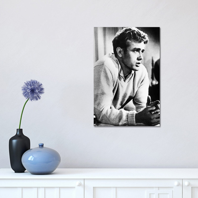 James Dean (1931-1955) - Wrapped Canvas Print, 30.48 cm H x 45.72 cm W