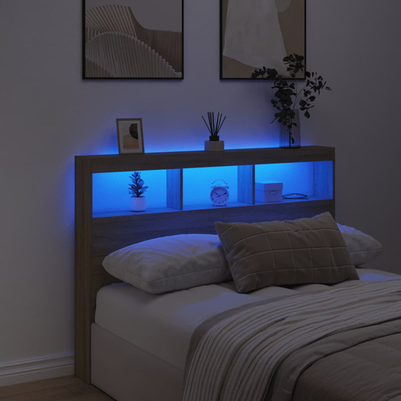 Cedria Headboard, Artisan Oak, 140 x 17 x 102 cm