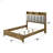 Light Aspen Brown Bed W/USB-215913500