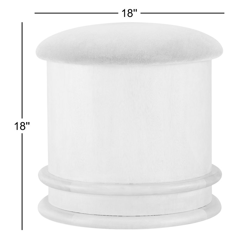 Piccolo Storage Stool Olive, Flecked Oatmeal
