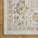 Machine Washable Vintage Floral Area Rug For Living Room, Bedroom